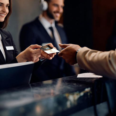 Custom RFID hotel key cards stack display, 0.76mm PVC cards with rounded corners, CR80 standard size 86x54mm, programmable 13.56MHz chips for hotel access control systems