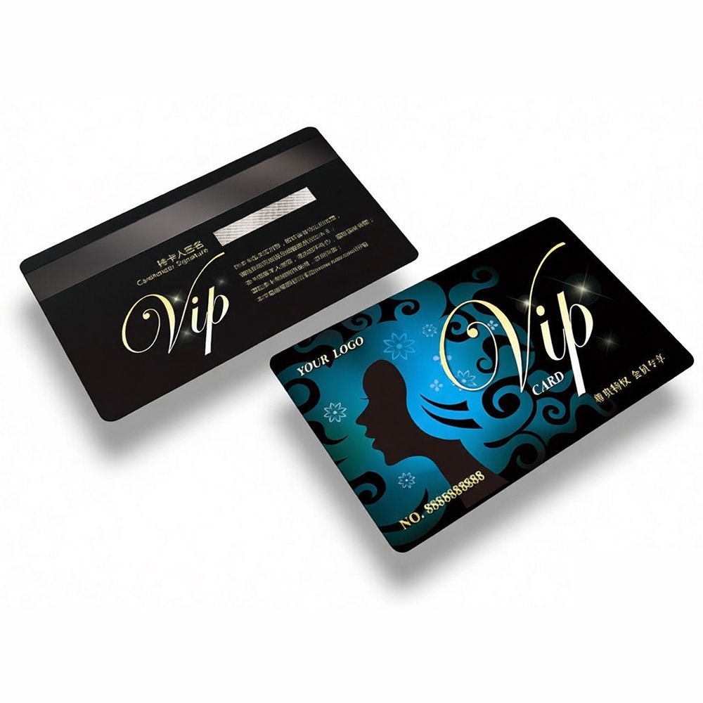 Elegant VIP business card with magnetic stripe and custom design for B2B client membership, loyalty programs, and corporate gifting