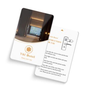 Custom RFID hotel key card PVC access card for hotel door lock system
