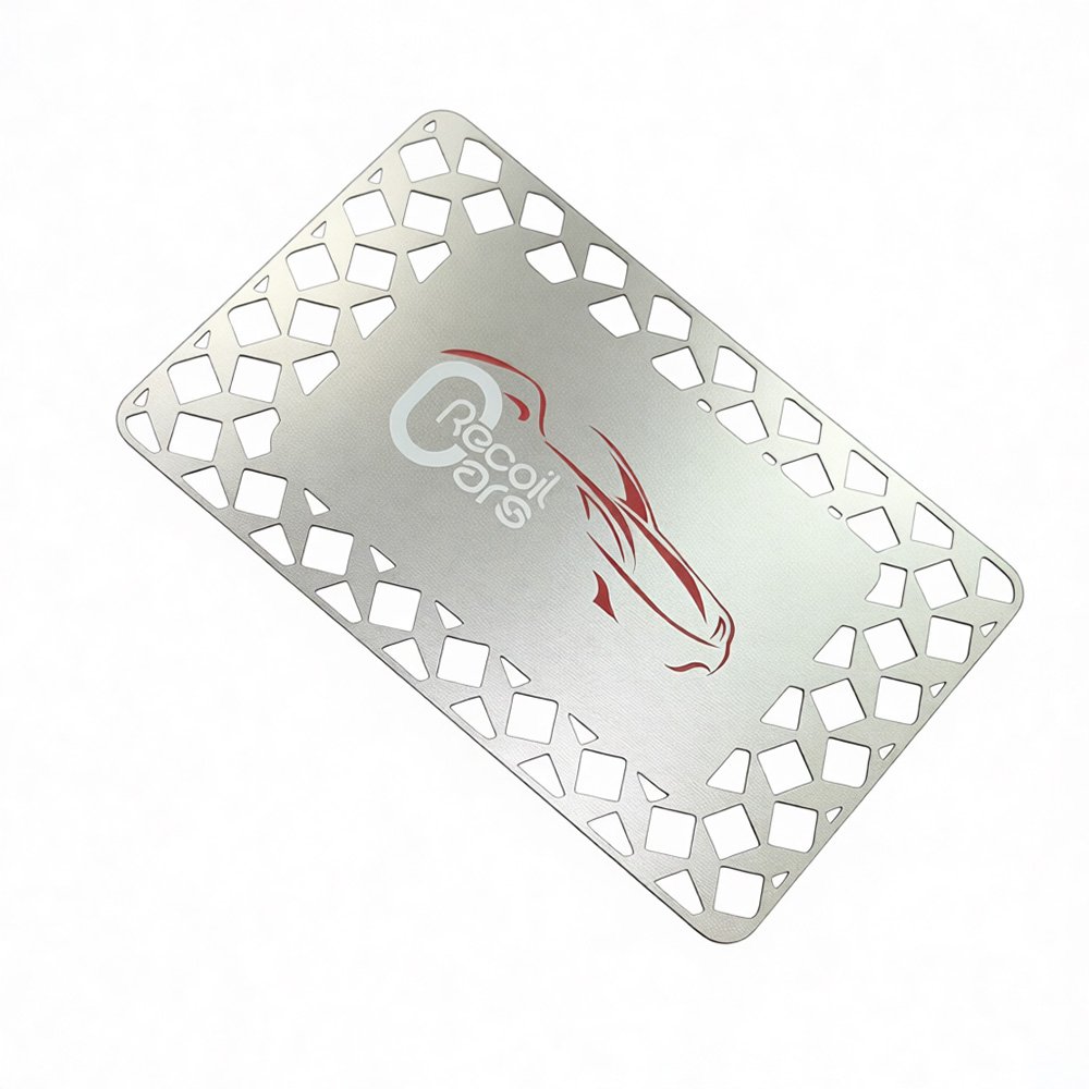 Premium metal cards with RFID/NFC functionality, stainless steel or brass construction, laser engraving and custom design options for VIP membership and access control