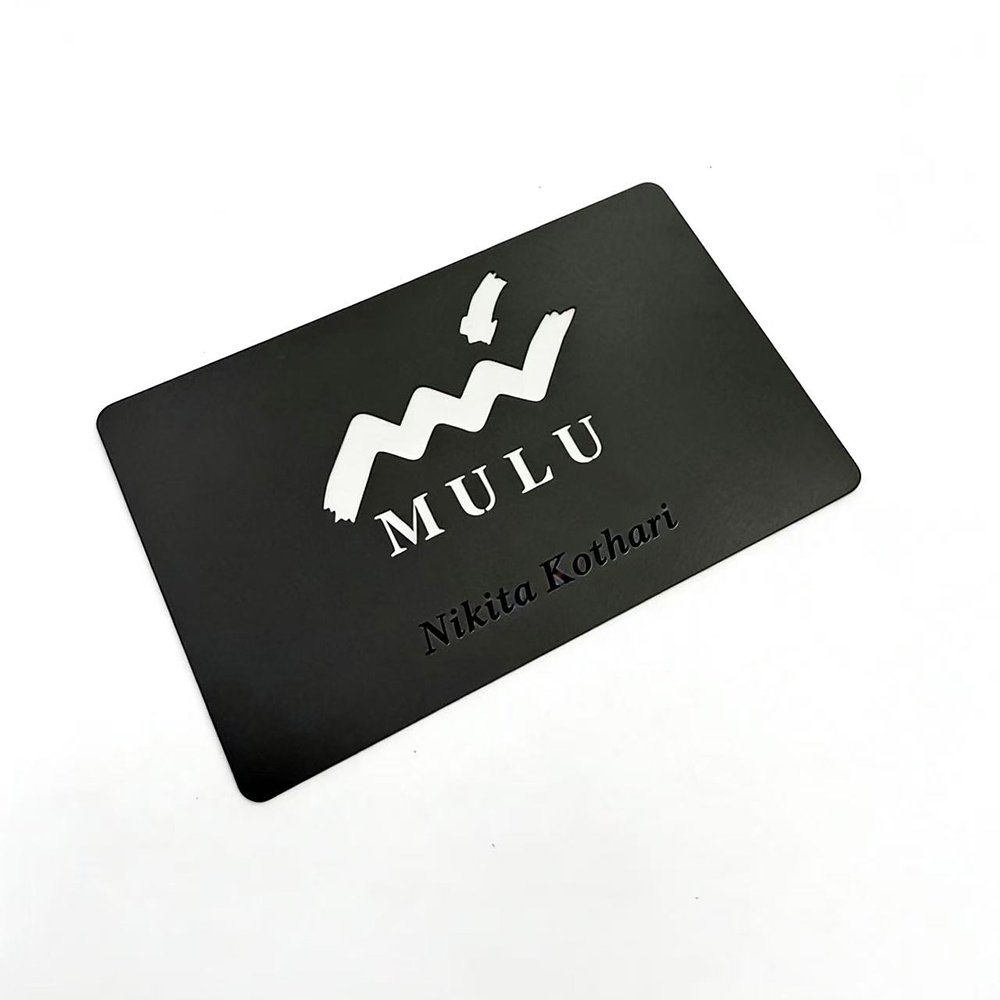 Premium metal cards with RFID/NFC functionality, stainless steel or brass construction, laser engraving and custom design options for VIP membership and access control