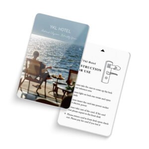 Seaside resort RFID hotel key card custom PVC hotel door lock access card