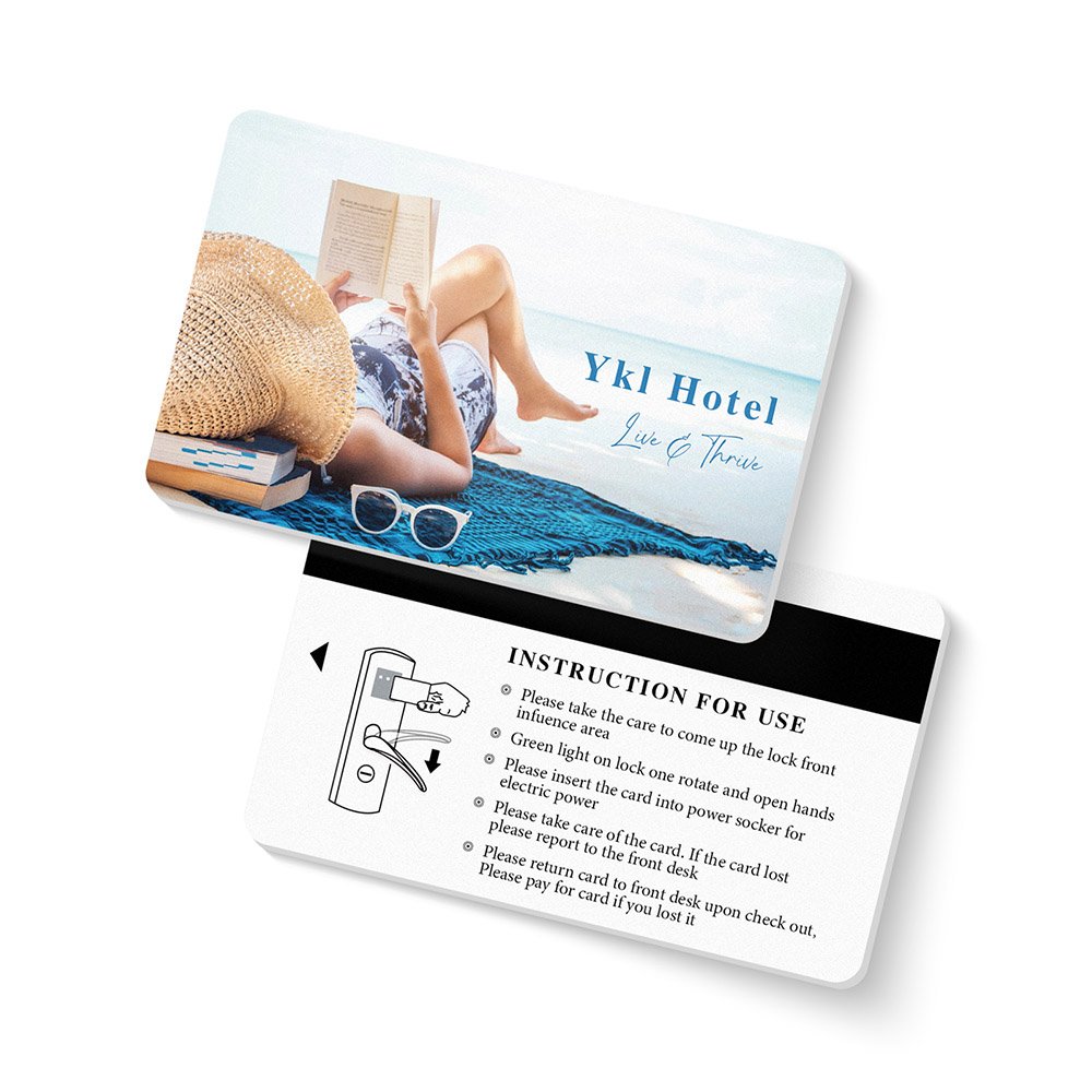 Resort hotel RFID key card custom PVC hotel door lock access card