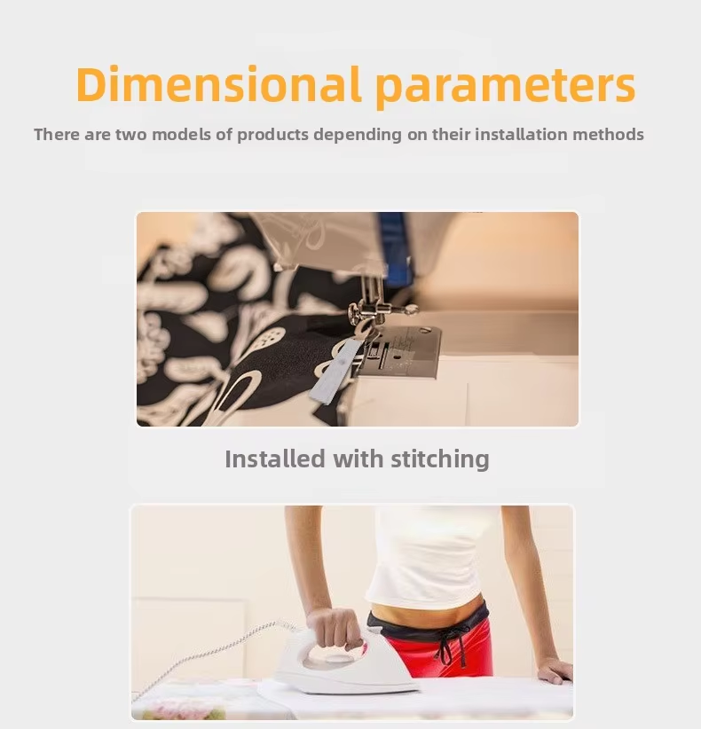 RFID washable label with stitching installation method, soft fabric construction designed for sewing into garments, linens and uniforms for industrial laundry tracking