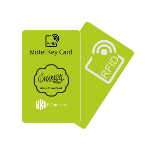 Magnetic stripe card for hotel key, access control, membership or loyalty programs, standard CR80 size with magnetic stripe encoding for secure data storage