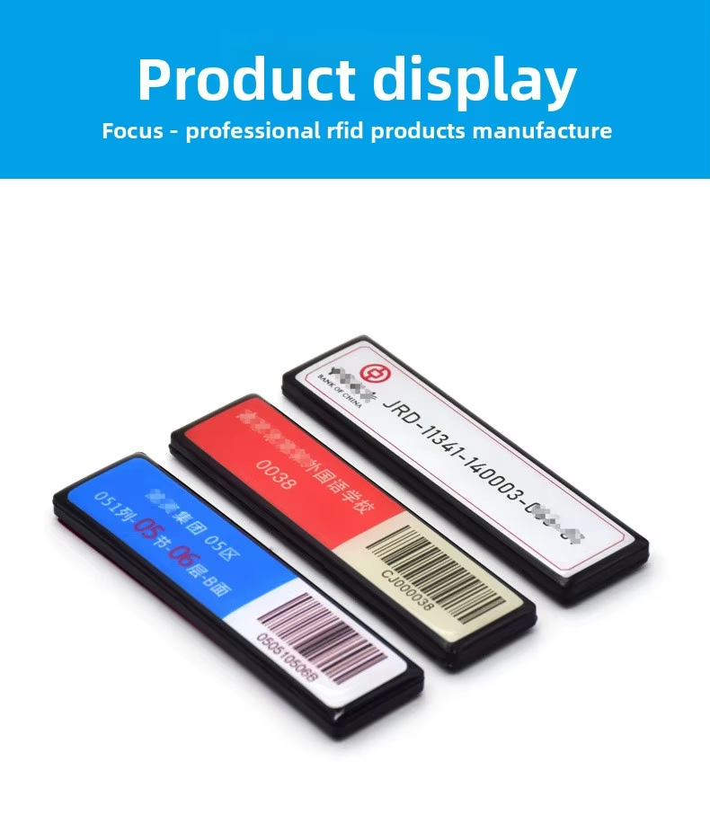 RFID smart electronic shelf label product display from professional RFID manufacturer, showcasing quality ESL tags for retail and inventory management applications