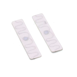 RFID washable label for industrial laundry and textile tracking, durable fabric construction with water-resistant and high-temperature resistant properties