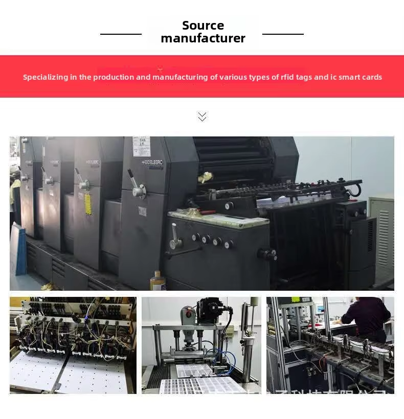 RFID product specification chart showing 5.5mm size option for mini RFID tags, suitable for compact asset tracking and identification applications