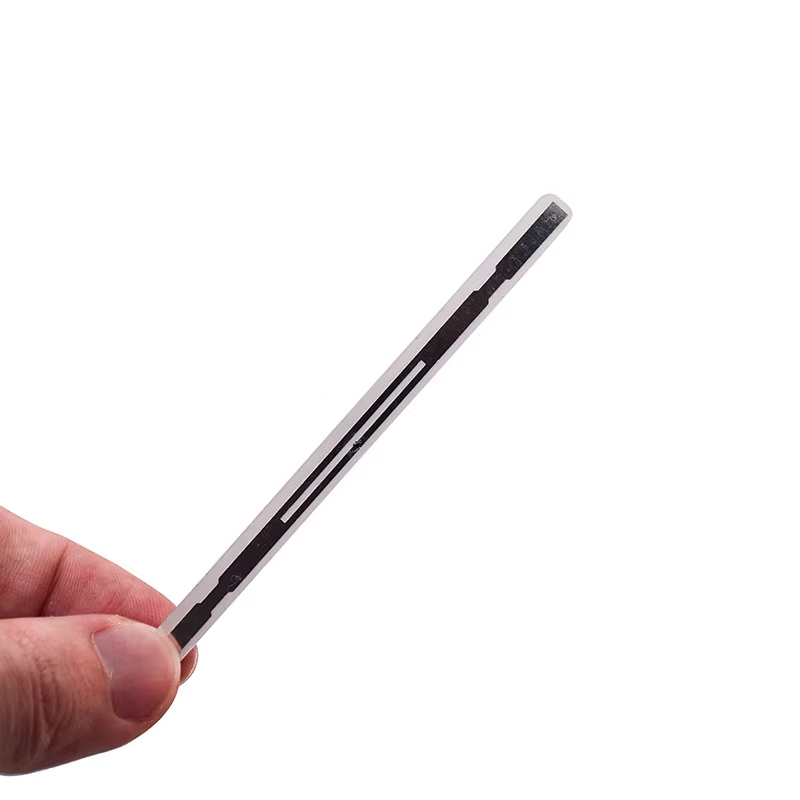 UHF RFID library and archive tag for book tracking, durable adhesive label for inventory management, self-checkout and anti-theft protection in libraries and archives