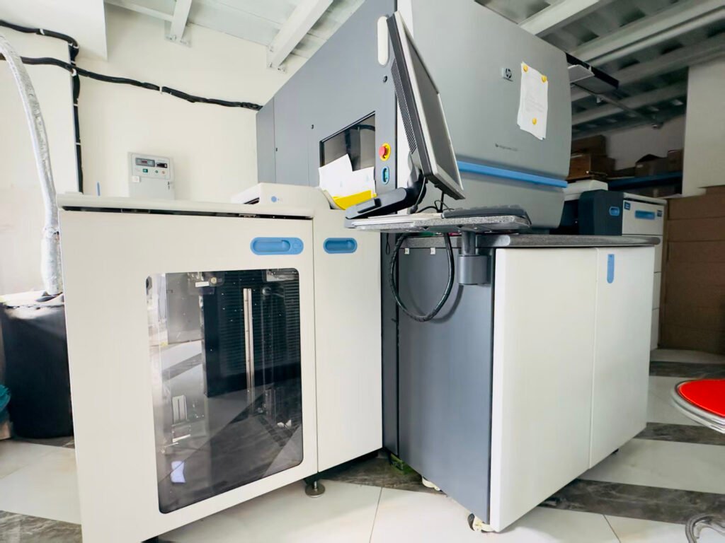 Industrial PVC card printing machine used in factory production for custom plastic cards and RFID cards